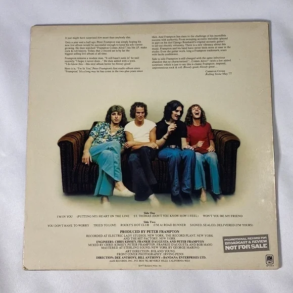 PETER FRAMPTON VINYL RECORD ✨✨✨ - Picture 2 of 6
